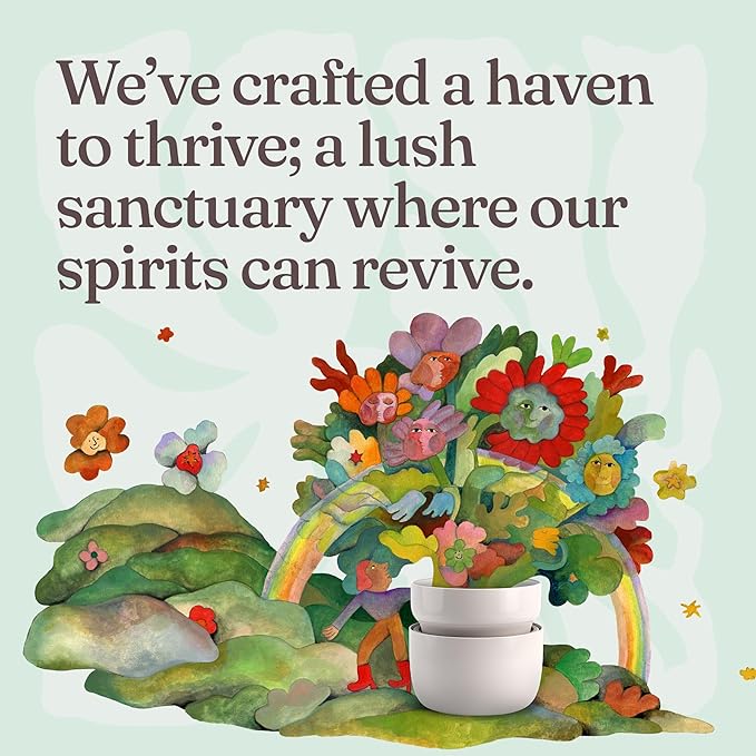 Tendril Planter SWAP+ System | Indoor Ceramic Planter (10"), Self-Watering & Air-Pruning, with Tools & Repotting Mat | USA Organic Soil Included