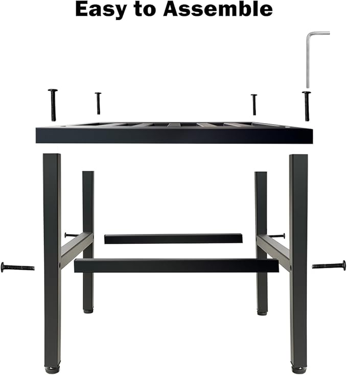 Hongsane Plant Stand Indoor Outdoor,13 Inch Round Metal Plant Stands Riser,Heavy Duty Wrought Iron Pedestal Holders for Large Flower Pot,Outside Rust-Proof Black Flower Display Shelf for Patio,1-Pack