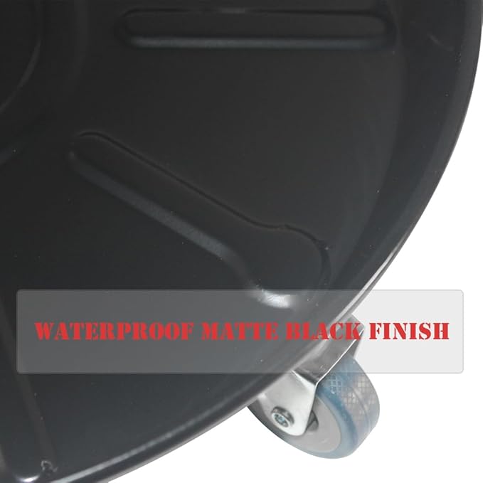 10" Heavy Duty Plant Dolly with Wheels, 160lbs Metal Rolling Plant Stand with Casters, Round Wheeled Planter Caddy Roller Base Carry Potted Tree Flower Pot for Indoor Outdoor Garden, 2 Pack, Black