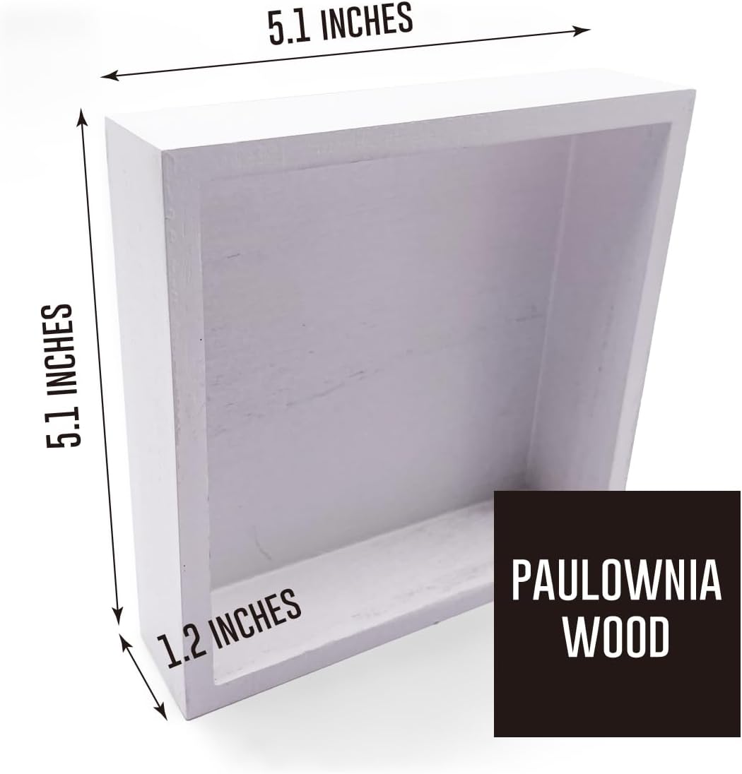 HTBIG Rustic White Wooden Coach Definition Sign, 5.1 x 5.1 Inches, Perfect for Home Office, Bedroom, Classroom, Cubicle, Counseling Desk, Shelf, Table Decoration