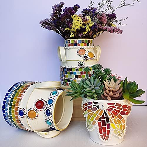 1.1lb Irregular Crystal Mosaic Tiles,Small Mosaic Tile DIY Hobbies Children Handmade Crystal Craft for Crafts Bulk DIY Picture Frames Handmade Jewelry Coaster (Purple Series)