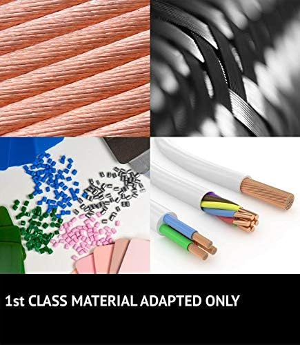 JAVEX Robotic Mower Boundary Wire Cable- Tinned Copper, Heavy Duty Universal for Gardena, Husqvarvna, Worx & Other Lawn Auto-Mower Brands Installation Kit [3.4mm, 24strand x 0.25mm] Green, 305M/1000FT