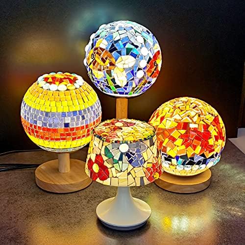 1.1lb Irregular Crystal Mosaic Tiles,Small Mosaic Tile DIY Hobbies Children Handmade Crystal Craft for Crafts Bulk DIY Picture Frames Handmade Jewelry Coaster (Gold Series)