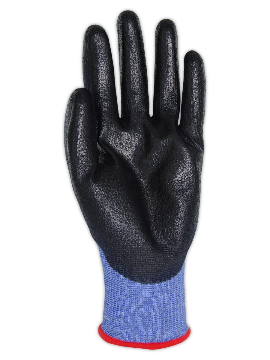 MAGID D-ROC ANSI A4 AeroDex Polyurethane Palm Coated Work Gloves, 12 Pairs, Size 6/XS, GPD482