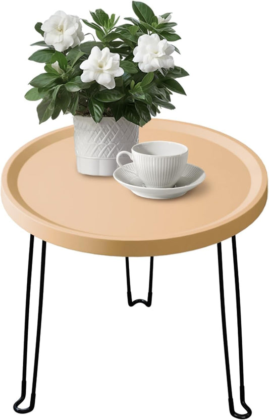 Home or Outdoor Multi-Functional Folding Portable Space-Saving Table (Brown)