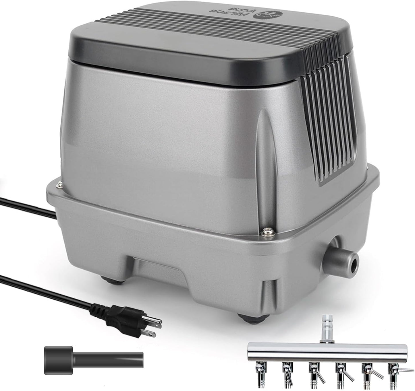 AquaMiracle Linear Air Pump ZP-40/ZP-60/ZP-100/ZP-200 for Pond Aeration, 635/950/1600/4000GPH Septic Air Pump Pond Aerators for Outdoor Ponds, Waste Treatment, Aquarium, Fish Farm, Seafood Restaurant