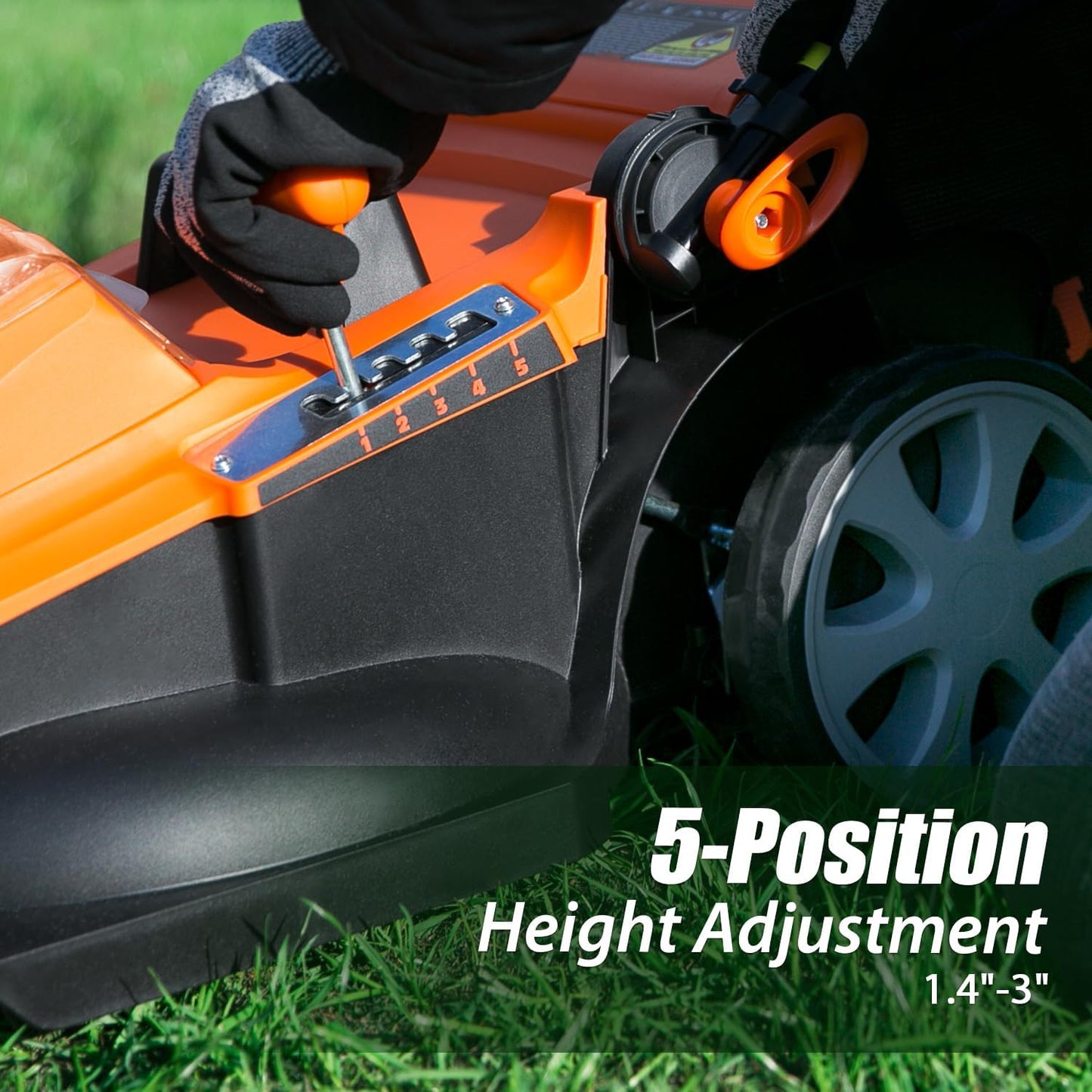 LawnMaster CLMF4817E 48V MAX* Brushless Mower with 2X24V MAX* 4.0Ah Battery and a Dual Charger