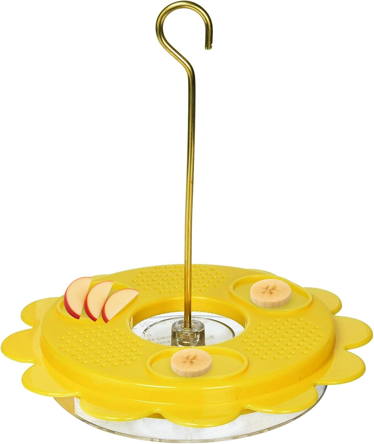 Birds Choice Flutterby Butterfly Feeder – Outdoor Feeder with 12 oz. Nectar Capacity and Fruit Trays, Includes Brass Hanging Rod