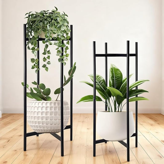 XYCCRX 2PC High end Plant Rack, Suitable for Indoor and Outdoor Multi-Layer Flowerpot Support, Suitable for Use in Gardens, Terraces, Courtyards, and Offices