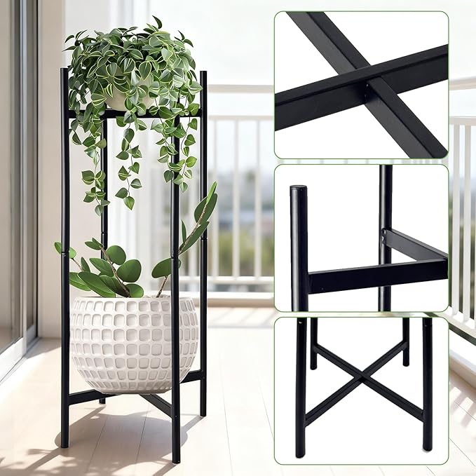 XYCCRX 2PC High end Plant Rack, Suitable for Indoor and Outdoor Multi-Layer Flowerpot Support, Suitable for Use in Gardens, Terraces, Courtyards, and Offices