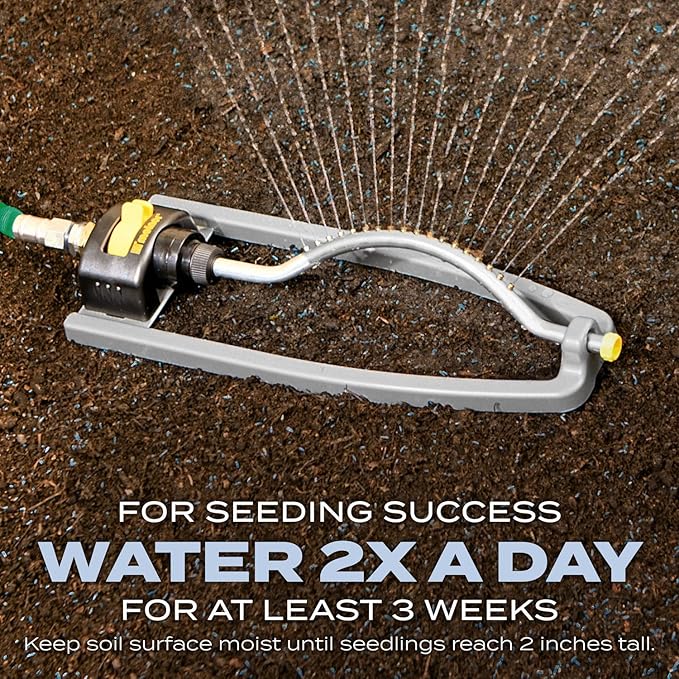 Scotts Turf Builder Grass Seed Sun and Shade Mix with Fertilizer and Soil Improver, Thrives in Many Conditions, 32 lbs.