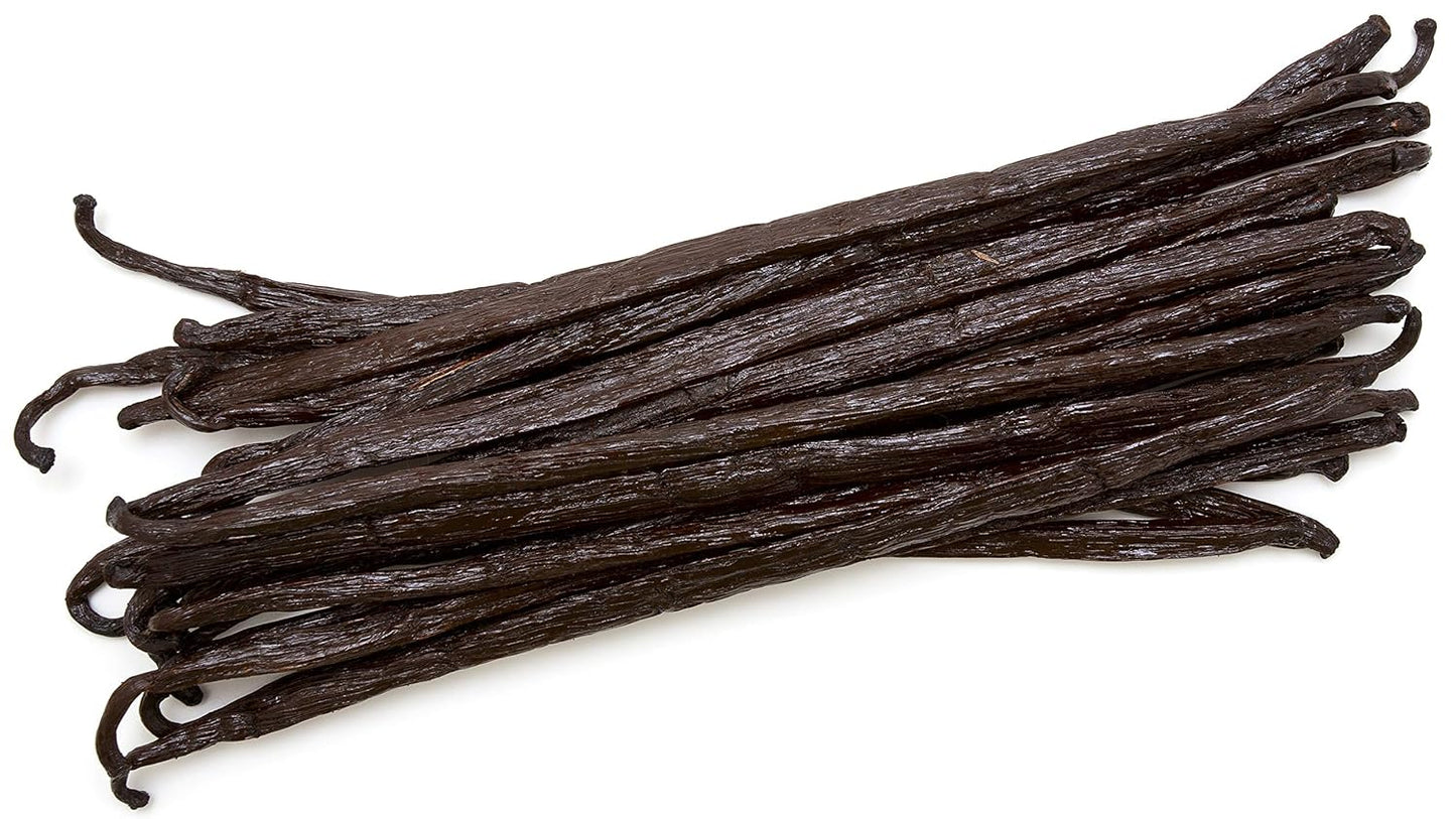 1/2 LB Organic Madagascar Vanilla Beans - Whole Extract Grade B Pods for Baking, Homemade Extract, Brewing, Coffee, Cooking - 8 Ounces