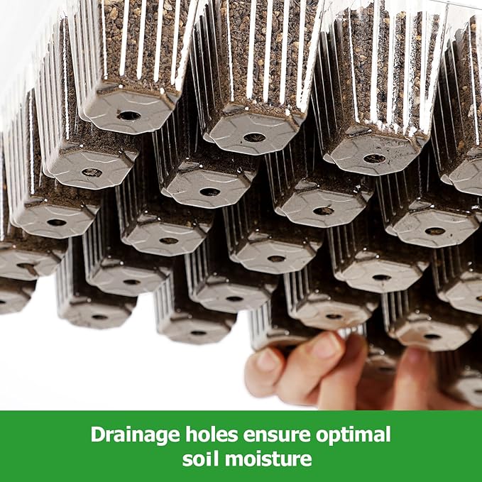 Seed Starter Tray with Grow Light 80 Cells Seed Starter Kit with Humidity Dome Indoor Seedling Starter Trays Adjustable Brightness and Timed Plant Germination Starter Trays for Seeds Growing, 2 Pack