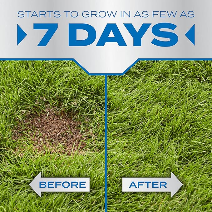 Scotts PatchMaster Lawn Repair Mix Sun + Shade Mix, Combination Grass Seed, Fertilizer, and Mulch, 4.75 lbs.