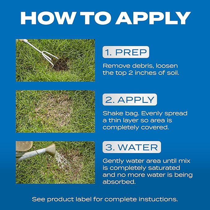 Scotts PatchMaster Lawn Repair Mix Sun + Shade Mix, Combination Grass Seed, Fertilizer, and Mulch, 4.75 lbs.